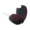 Keycare Silicone Key Cover Compatible for Terrano 2 Button Remote Key | Black | KC20
